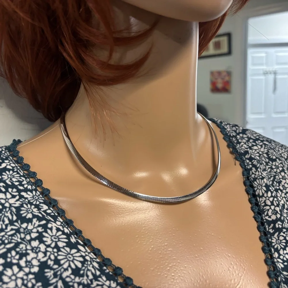 ❤️10K Gold Plated Peruvian 925 Sterling Silver Necklace - Picture 3 of 9